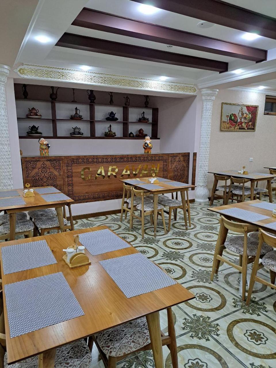 Caravan Plaza Inn Boutique Bucara Exterior foto